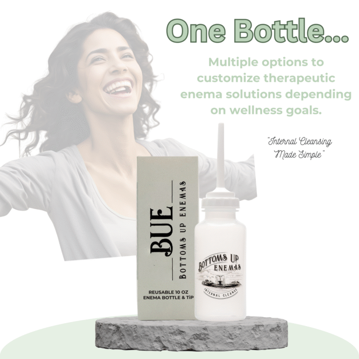 BUE Reusable Enema Bottle -10oz BPA-Free