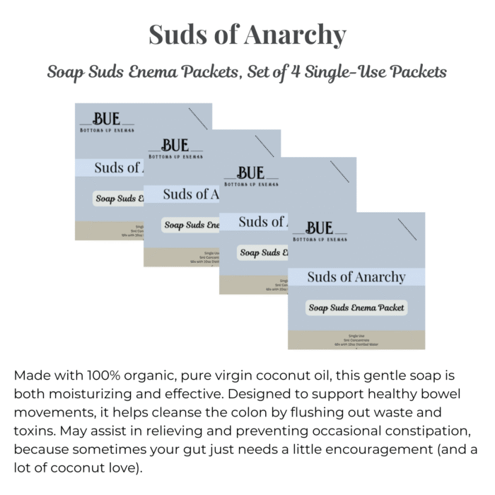 BUE Soap Suds Single Use Packets, Set of 4