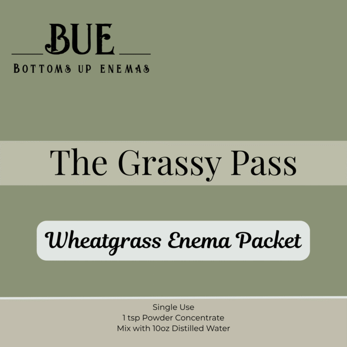 BUE Wheatgrass Enema Packet, Set of 4 - Image 2