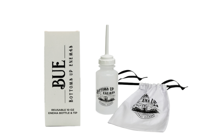 Enema Bottle With Tip & Storage Pouch